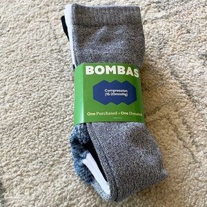 Bombas Gray Compression Socks